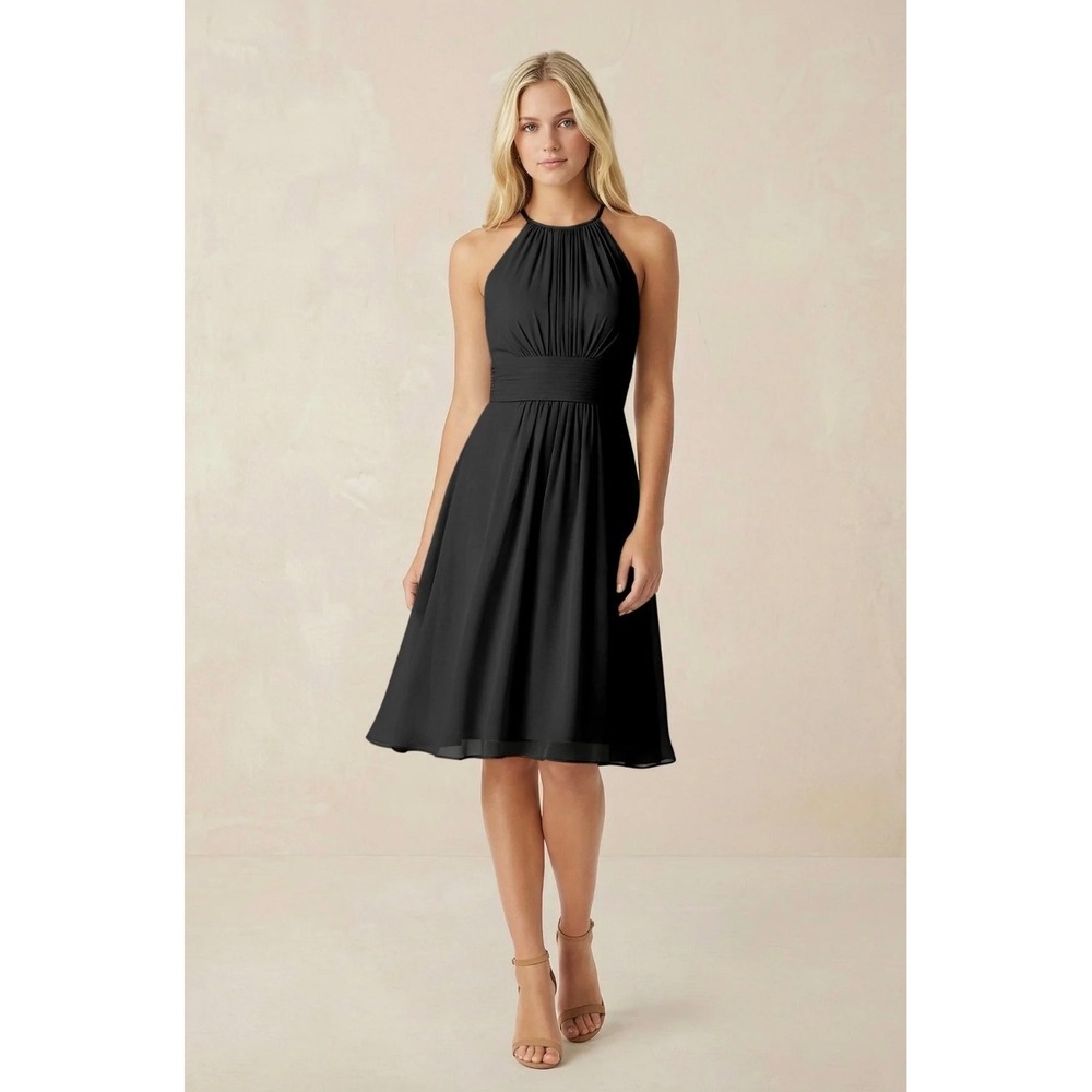 100% SILK‎ Dress White House Black Market Short Sleeveless Cocktail  Small 2